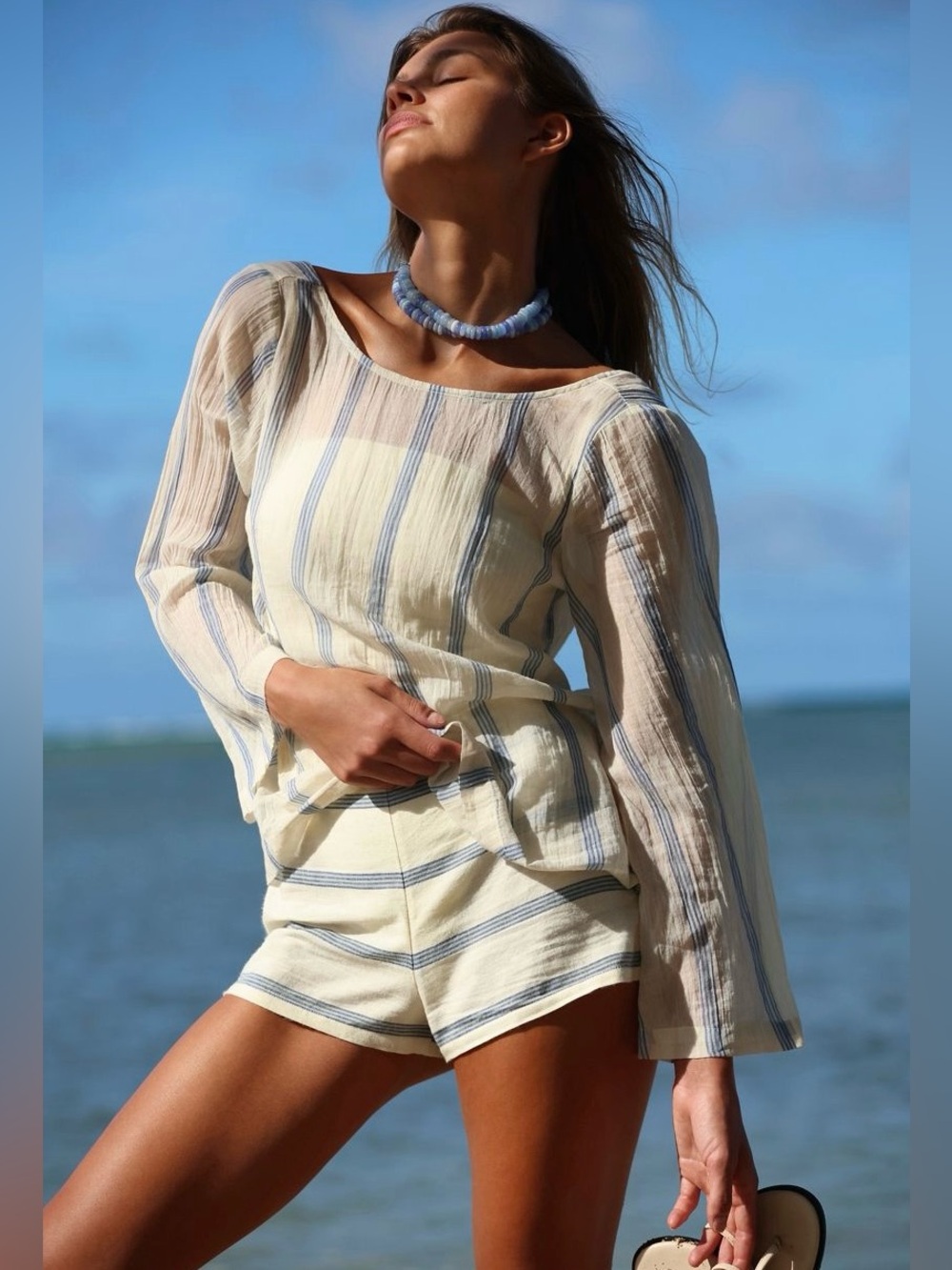 Free People-free-est Collection ~ Salt And Stripes Short Set ~ Small ~ * NWT * - Picture 7 of 14